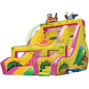 big inflatable slide